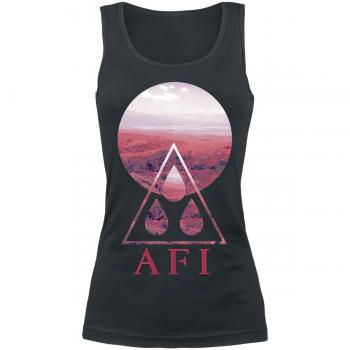 Afi Triangle Cirlce Top Mujer Negro XXL