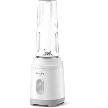 Mezclador Blender Philips HR2670/01 - 350W - 0,6L - Blanco - Botella Blend & Go