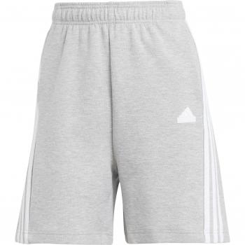Pantalón Corto de Mujer Adidas Future Icons 3 Rayas Gris Medio XL