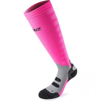 Lenz Compression 1.0 Unisex Compression Socks - Pink - Size S