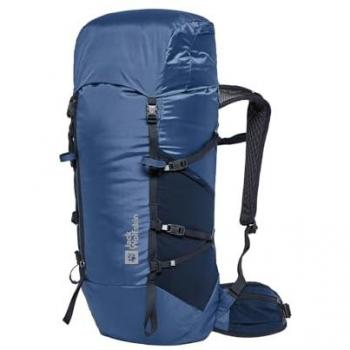 Mochila Jack Wolfskin Prelight Shape 25L azul oscuro, capacidad de 25 litros, color Evening Sky, talla única, diseño ligero y funcional, compartimento principal amplio con cierre de cremallera, bolsillos laterales para bot