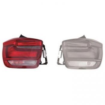 Piloto trasero Van Wezel 0633931, luz trasera izquierda sin portalámparas para BMW 1 de 5 puertas