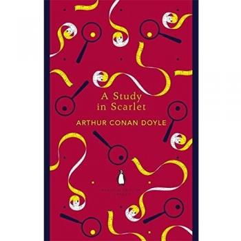 A Study in Scarlet - Edición de la Biblioteca en Inglés de Penguin, tapa blanda, 224 páginas, ISBN 9780141192468