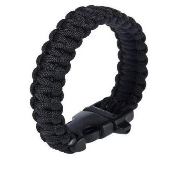 Gleader Pulsera Banda Brazalete de Supervivencia Hebilla de Silbido para Campamento Militar