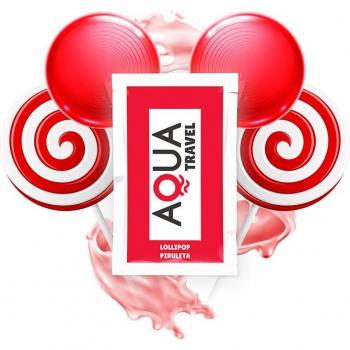 Lubricante Aqua Travel Sabor Piruleta a Base de Agua - 6 ml