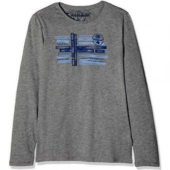 Napapijri Satun, Camiseta para Mujer, Gris