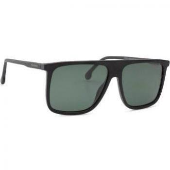 Carrera 172/N/S 003 QT 58 Sunglasses, Black Matte, Square, Men's, Size: 58 MM