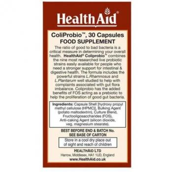 HealthAid ColiProbio 30 cápsulas