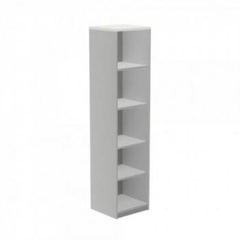 Armario Rocada Columna 195x45 Aluminio/Blanco