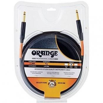 Naranja CABLE guitarra 3 m de guitarra negra y cables jack para guitarra