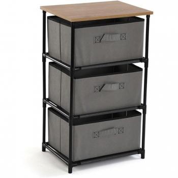 Versa Cajonera 3 cajones gris clara