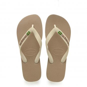 Havaianas Brasil Logo, Chanclas para Unisex Adulto, Beige