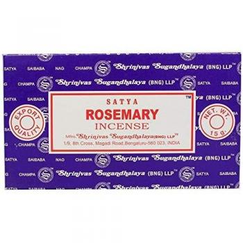 Incienso Satya Romero - Set de 12 Cajas de 15g - Aromas Naturales y Variedad de Fragancias