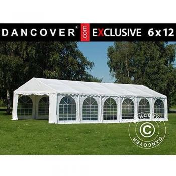Carpa para Fiestas Exclusiva 6x12m PVC Blanca