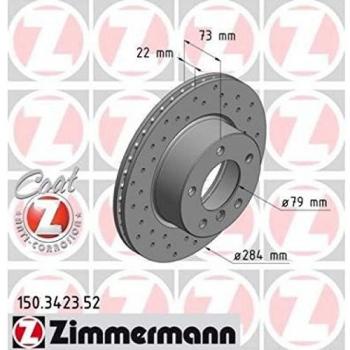 ZIMMERMANN Disco de freno