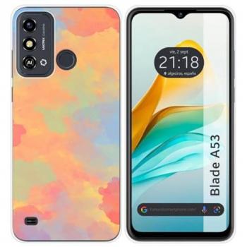 Funda de Silicona Acuarela 08 para Zte Blade A53 con Dibujos