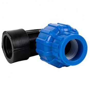 Codo 90° Rosca Hembra PP PN16 25 mm x 3/4 - Caja de 25 Unidades