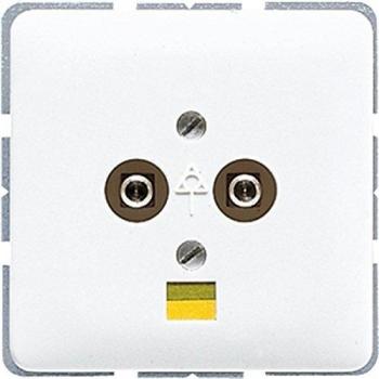 Jung CD 565-2 WW Grounding Outlet with Two Pin Plugs