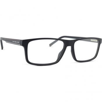 Tommy Hilfiger TH 1998 FLL Rectangular Blue Prescription Glasses for Unisex, Online Try-On, Plastic Frame