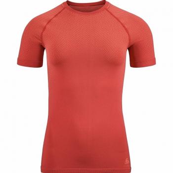 Odlo Camiseta de Running Performance Light Eco para Mujeres - Rojo