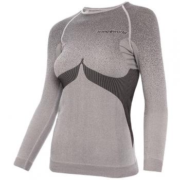 Trangoworld Seahan Camiseta Interior, Mujer, Blanco/Negro, M