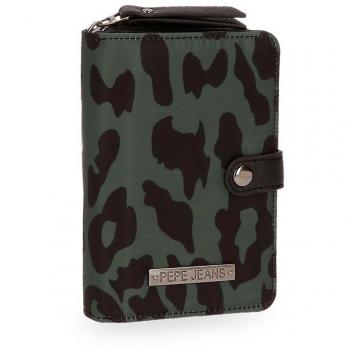 Pepe Jeans Morgana - Monedero, 14 cm, 0.36 Litros, Verde
