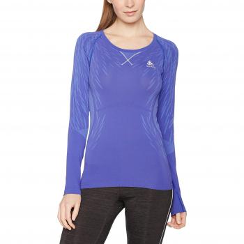 Odlo Evolution Light Blackcomb Camiseta, Mujer, Spectrum Baja Blue, FR : L