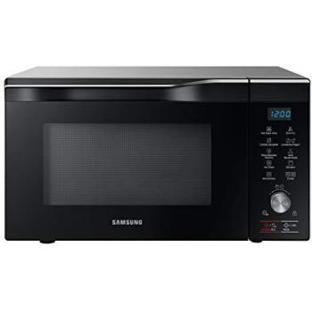 Samsung MC32K7055CT/EC Horno Microondas de Convección con Grill, 32 Litros de Capacidad, Interior Cerámico Enamel, Potencia 900W/1500W/2100W, Tecnología HotBlast y Función Horno hasta 200º C, Negro