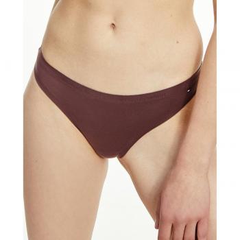 Tanga Ultra Soft lila con detalles distintivos de Tommy Hilfiger