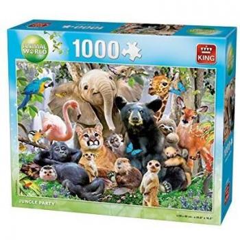 Puzzle Rey Fiesta en la Jungla 1000 Piezas