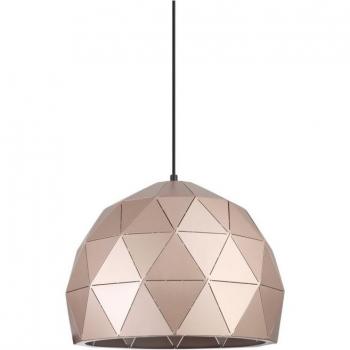 Lámpara colgante moderna Italux Harley Champagne oro 1 luz, E27