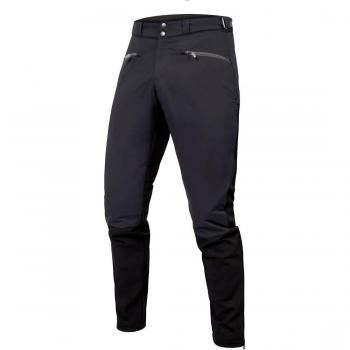 Endura Pantalones MT500 Freezing Point Negro, pantalón largo para ciclismo de hombre, color negro intenso, talla S, sin badana