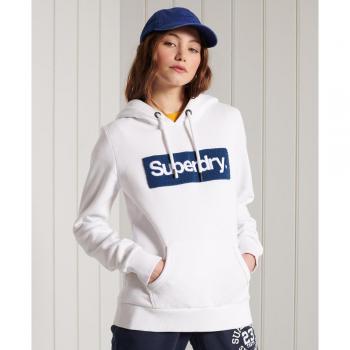 Sudadera con Capucha Core Logo Workwear Mujer Blanca XS