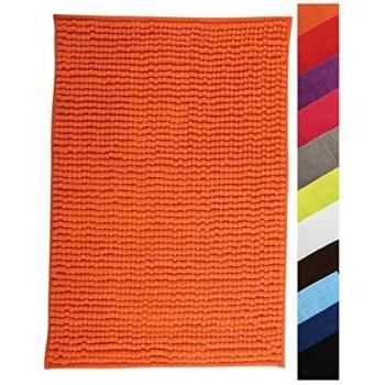 MSV Alfombrilla de baño, Naranja, 60x40