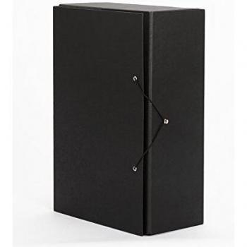Pardo 879523 - Carpeta de proyectos con gomas, 120 mm, color negro