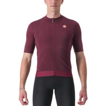 Castelli Maillot De Manga Corta Essenza Burdeos S