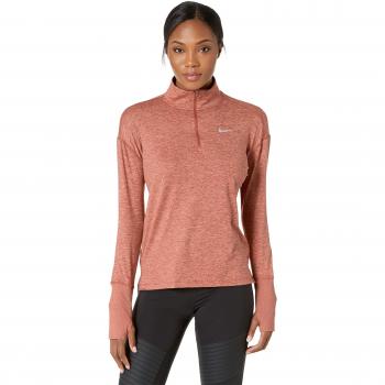 Nike W Nk Elmnt Top Hz, Mujer, Dusty Peach/Rose Gold/Reflective silv, XL
