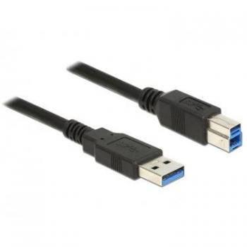 Cable USB 3.0 Tipo A Macho a Tipo B Macho 0,5 m Negro DeLock