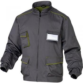 Delta plus - Chaqueta panostyle poliester algodón gris/verde talla xxl