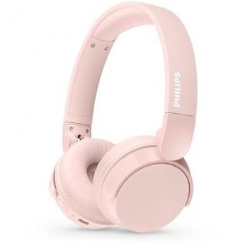 Auriculares Inalámbricos Over-Ear Philips TAH4209PK/00 Rosa con Control de Música y Llamadas, Conexión Bluetooth y Aislamiento de Sonido