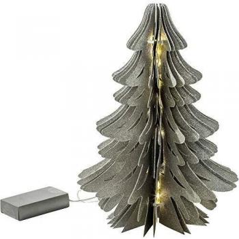 Árbol de Papel Decorativo Pequeño L´oca Nera con LEDs