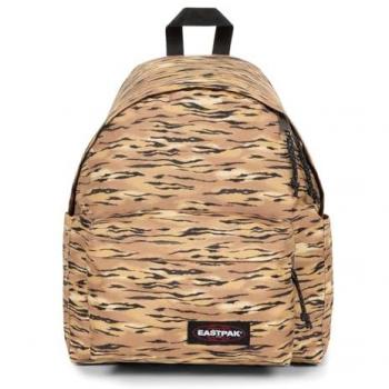 Mochila Eastpak Day Pak'r Beastimal Marrón, mochila para mujer, modelo Day Pak'r, capacidad de 24L, color Beastimal Brown, con cremallera adicional y porta portátil para dispositivos de hasta 13.3 pulgadas