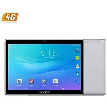 InnJoo Tablet con 4G Superb Plus V4 Silver - OC - 3GB RAM - 32GB - 10.1'/25.65CM IPS - Android 9.1 - CÁMARA 5/2MPX - Bat 5000 MA