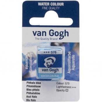 Acuarela Van Gogh 1/2 Godet Azul Ftalo 570