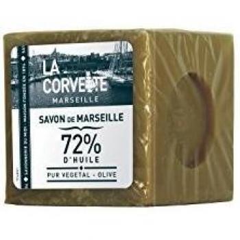 La Corvette 500g Olive Marseille Soap Cube - Natural Vegetable Formula
