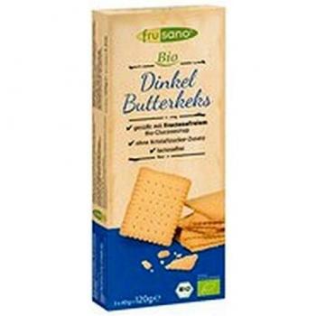 Galletas de Espelta con Mantequilla Orgánicas Sin Fructosa 120g Frusano