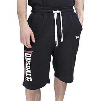 Pantalones Cortos Lonsdale London Sidemouth para Hombre - Negro - Talla S