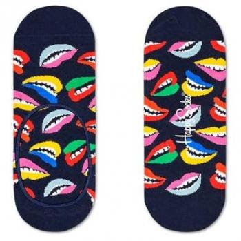Calcetines Invisibles Estampado Delineador de Labios - Happy Socks, Talla 41-46, Pack de 2
