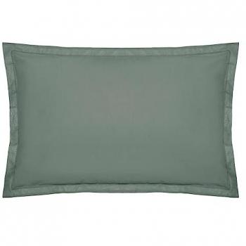 Funda de Almohada Suave y Cómoda de Algodón 50x70cm en Verde Celadón