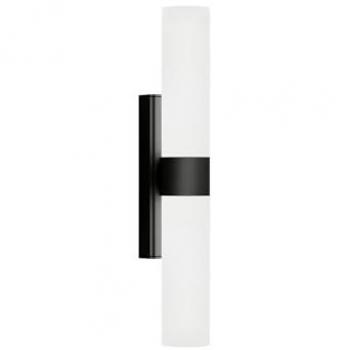 Aplique de Pared LED Egeo Metal Negro 6W 480lm IP44 para Baño - Orientación Vertical u Horizontal